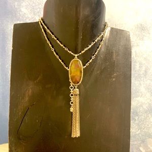 Long Tassel Pendant Necklace